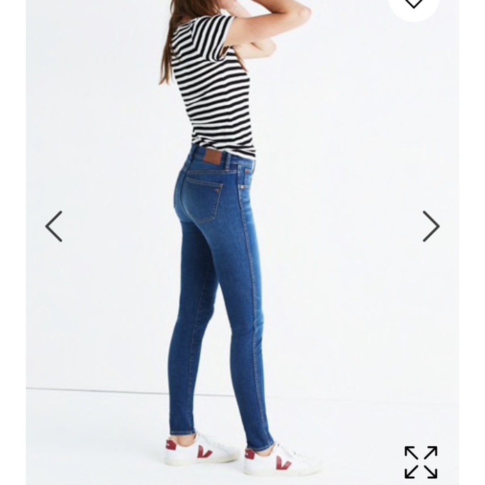 Madewell 9” High-Rise Skinny Jeans in Patty Wash